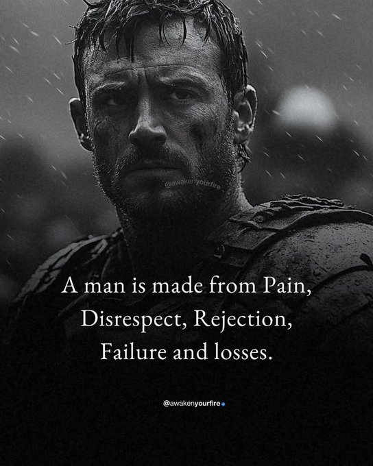 Men,

- Wake up; 5 AM.
- 100 push-ups
- Sit and write.
- Take a cold shower.
- Reconnect with God.

From age 18-55, OPEN THIS: