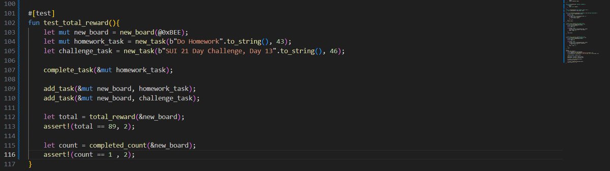 Day 13 / 21 – Sui Challenge             

Today’s progress:                    

-I learnt how to calculate totals and counts, and practised with control flow.

github.com/merndvlper/SUI…

<a href="/saliht0re/">salih</a> <a href="/Busr_ye/">Büşü</a> <a href="/isa91469/">İsa Karasaç</a> <a href="/SuiNetwork_TR/">Sui Türkiye 🇹🇷</a> <a href="/ercandotsui/">ercan.sui</a>