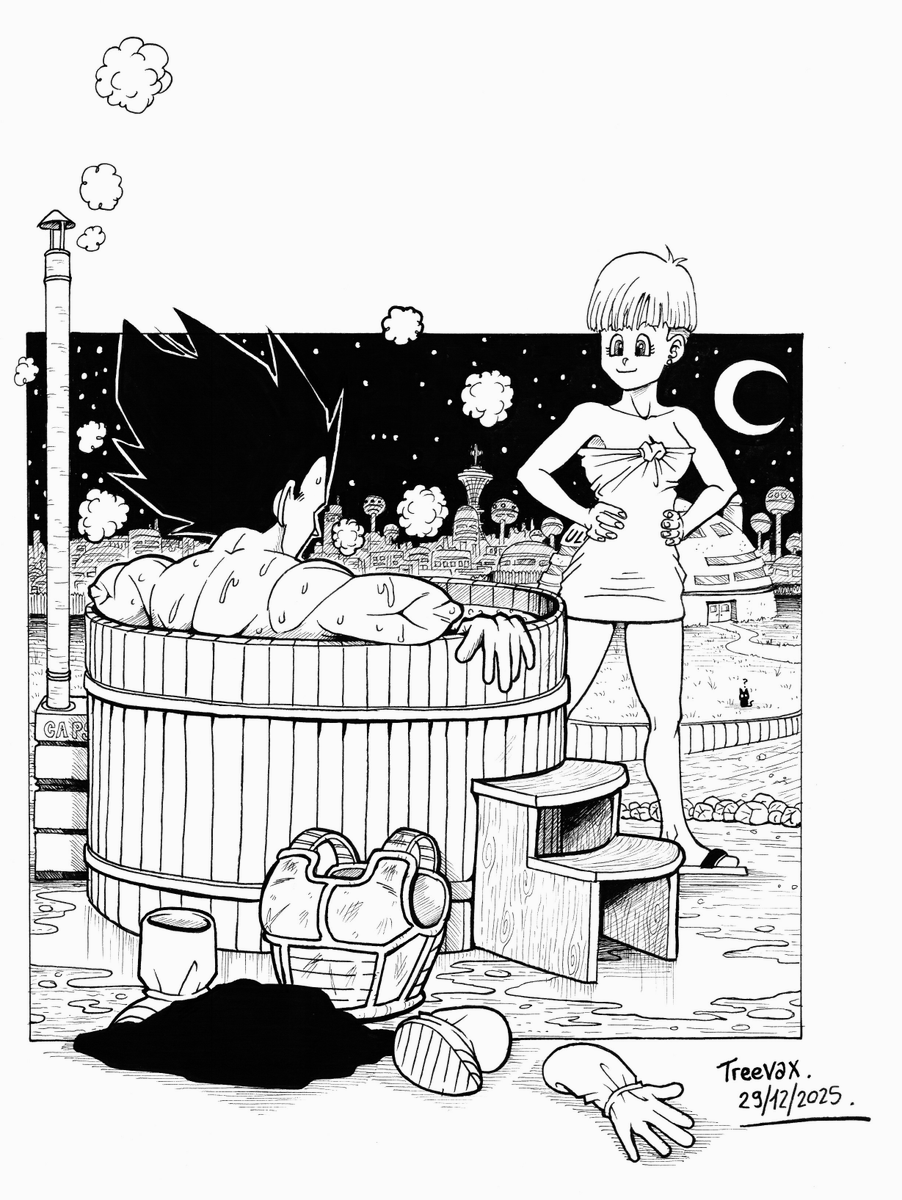 treevax's tweet photo. Chose promise, chose due.
#Fanart #Vegeta #Bulma #DragonBallDaima #Furo https://t.co/Sf03ikXeYn