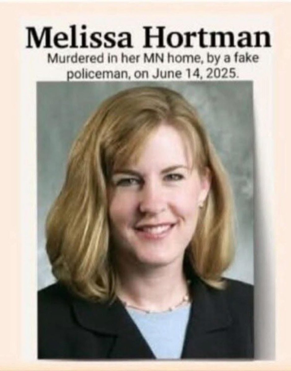 Joe_S_Pure's tweet image. Important to point out with all the fraud being exposed in Democrat Governor Tim Walz’s Minnesota:

Only one Minnesota Democrat Representative, Melissa Hortman, voted to stop funding fraud ridden healthcare programs for illegals in Minnesota. She cast the deciding vote against it…