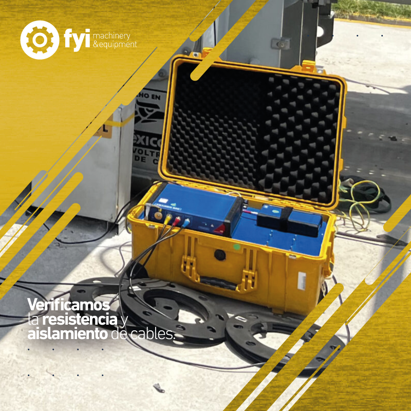 FYIEcuador's tweet photo. ¿Sabías qué? Nuestro Equipo HIPOT permite verificar la resistencia y aislamiento de cables y equipos eléctricos, garantizando instalaciones seguras y libres de fallas.

Ingresa a: https://t.co/ojGynRQ2o1

#fyigroup
#FYIecuador
#equipos
#movimientodetierras
#pilotaje
#HIPOT https://t.co/vubt58o6dp