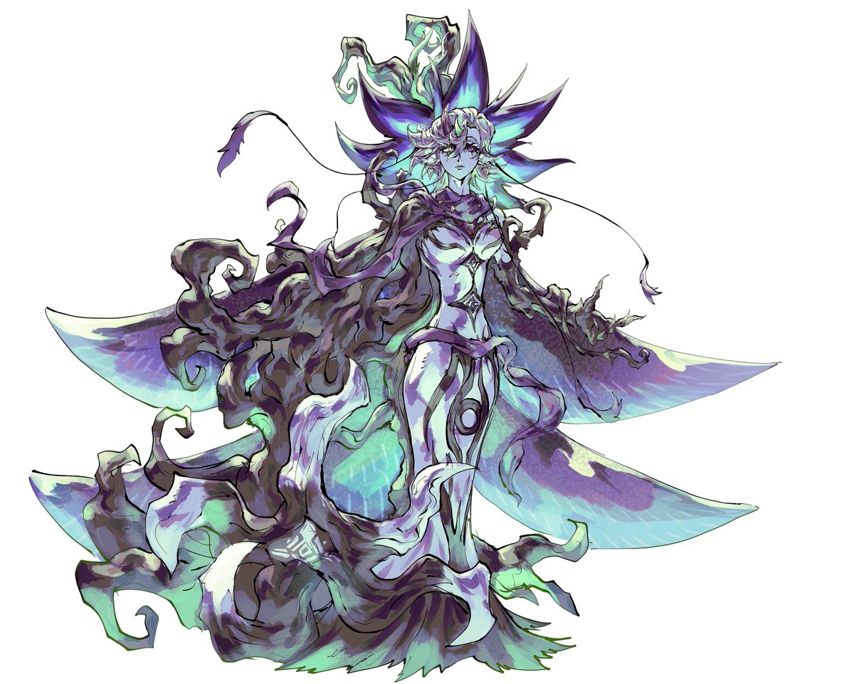 Vincentgraphart's tweet image. Diabell, queen of the white forest