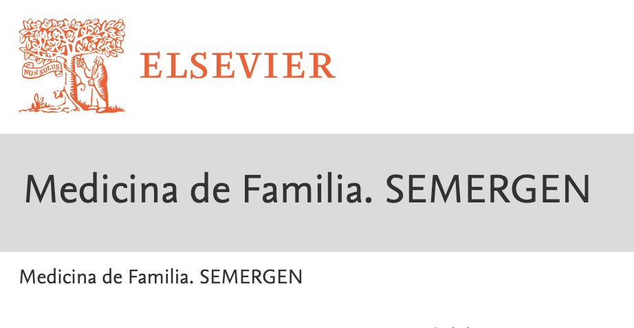Ya está disponible el último número de la Revista Medicina de Familia-SEMERGEN: 9
f.mtr.cool/mwxvnujevi
Con revisión por pares, la revista busca identificar y dar respuesta a preguntas sobre la atención primaria de salud y la provisión de atención de alta calidad centrada en el