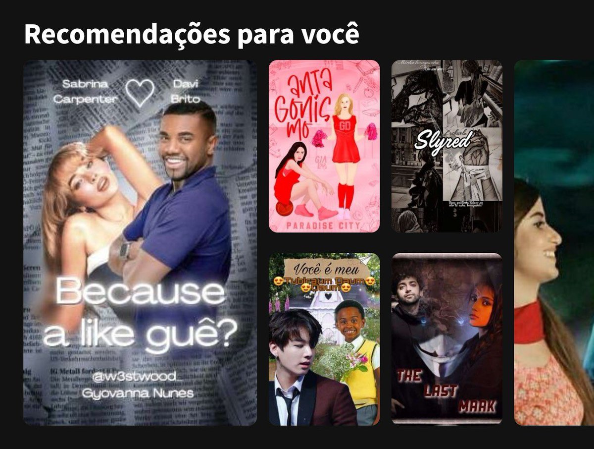 sabrinacervo's tweet image. gente????? a fanfic da sabrina com o davi brito no wattpad 💀