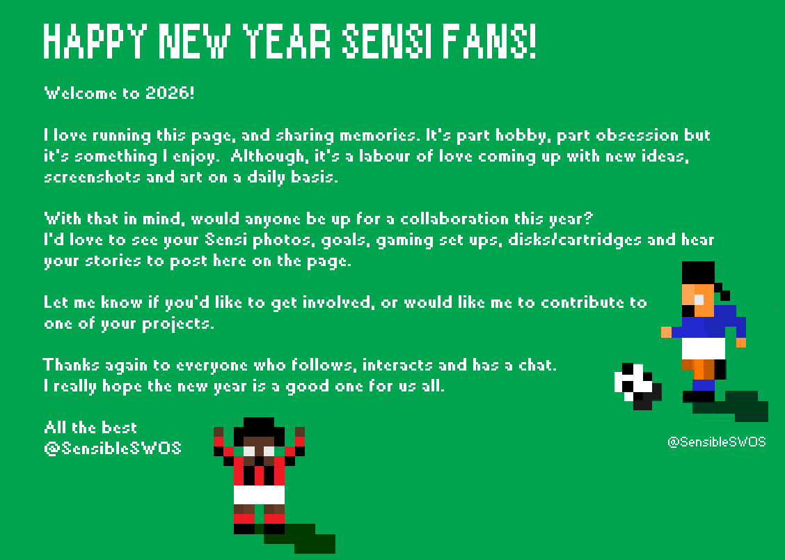 Sensible Soccer tweet media