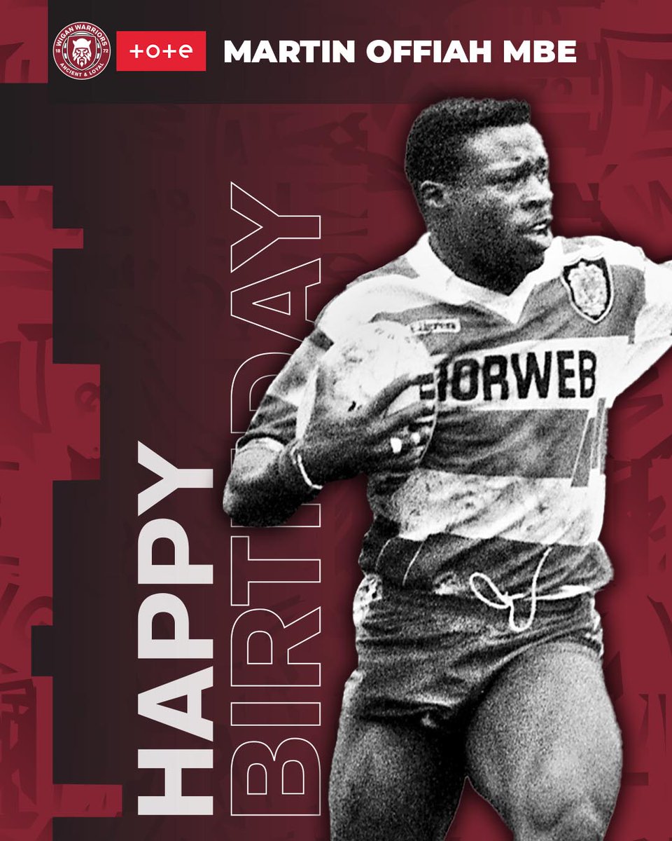 WiganWarriorsRL's tweet image. 🥳 Happy Birthday to Wigan Hall of Famer, Martin Offiah MBE! 

#WWRL