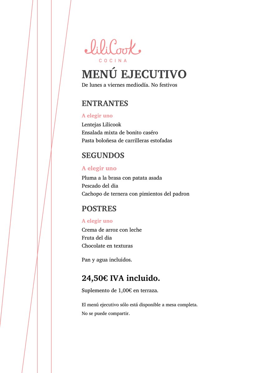 El año se despide a mesa puesta 🎄🍴 En Lilicook celebramos los últimos días de 2025 y el primer servicio de 2026 con un menú ejecutivo pensado para disfrutar sin prisas.

-
#menu #salamanca #foodie