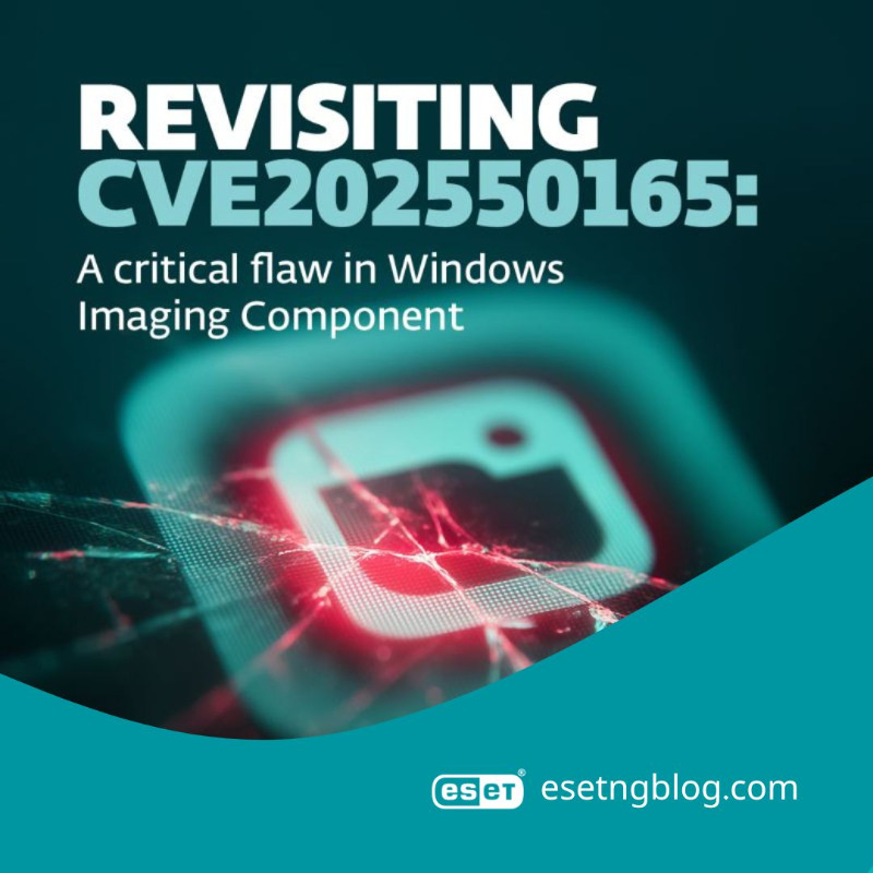 esetng's tweet photo. CVE-2025-50165 was described as enabling remote code execution by opening a JPG file, a format used everywhere. But when ESET researchers dug deeper, the real-world risk turned out to be more nuanced.