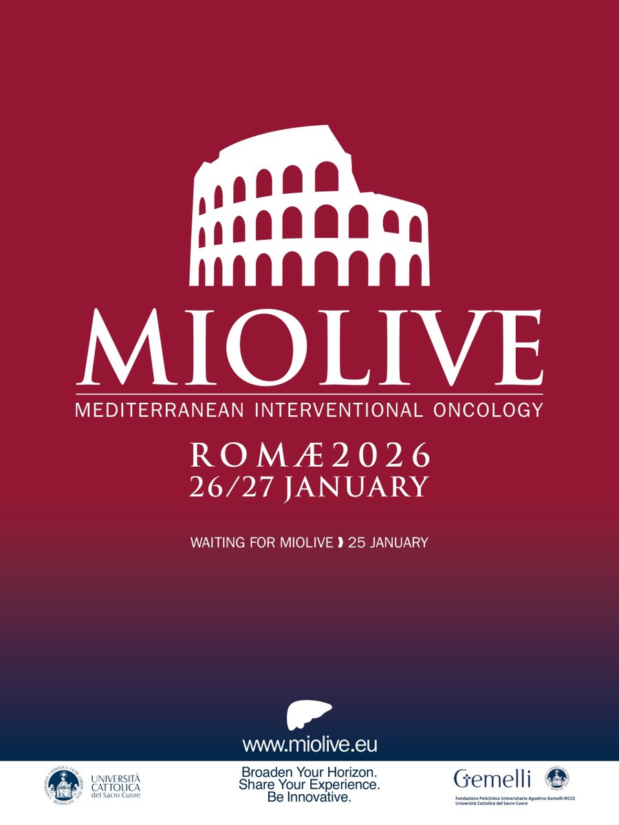 💡¡No os perdáis el #MIOLive2026!

✔Casos en vivo
✔Networking con expert@s

Y si estáis en formación, apuntaros al "Waiting for MIOLive" previo al congreso y enfocado a perfiles junior!😍

¡Animaros, es un lujo de congreso!👇
miolive.eu

#RadiologiaIntervencionista