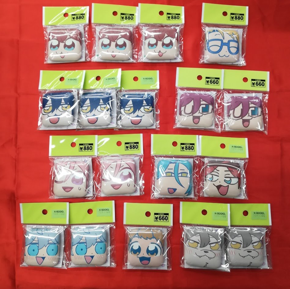 入荷情報】 「あんさぶくぶスターズ」より 萌顔缶バッジがまとまって