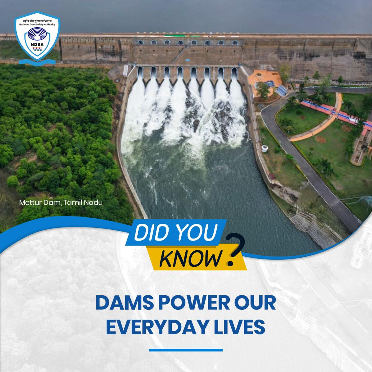 NDSA_DoWR's tweet photo. From the water we drink to the food we eat and the electricity we use, dams quietly support everyday life across our nation, often without us even noticing.
#DamFacts #EverydayInfrastructure #WaterSecurity
@DoWRRDGR_MoJS https://t.co/Ll2xfX4acC