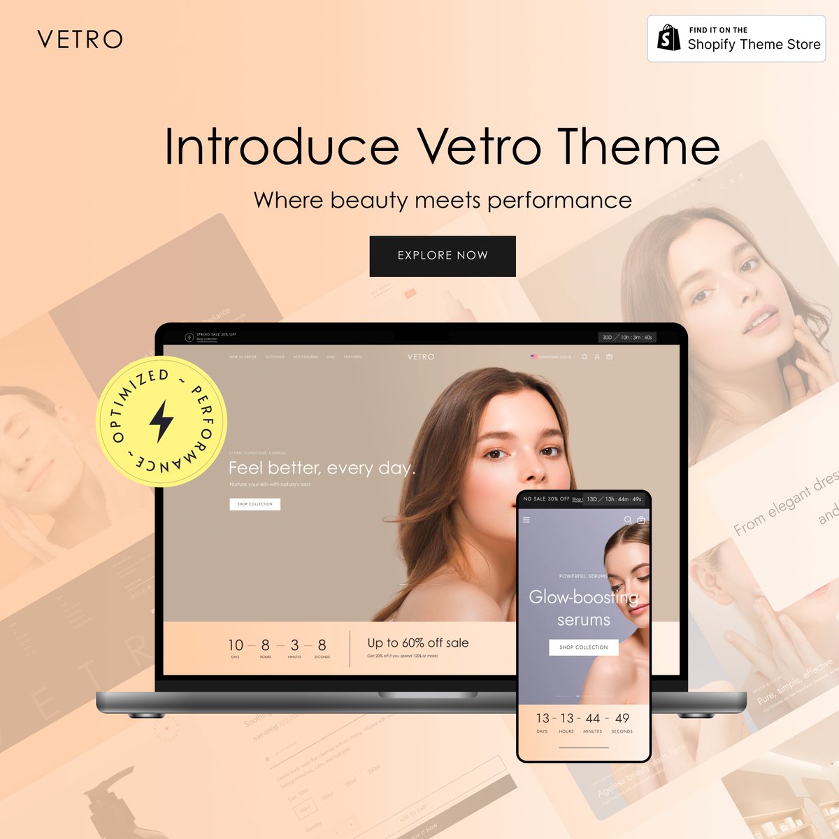 Looking to refresh your brand’s look without the technical headache?

Our partners at <a href="/The4themes/">The4.co</a> just launched Vetro—a modern Shopify theme built for speed and effortless customization.

Whether it’s fashion, beauty, or jewelry, Vetro’s new presets make your products pop.

Check