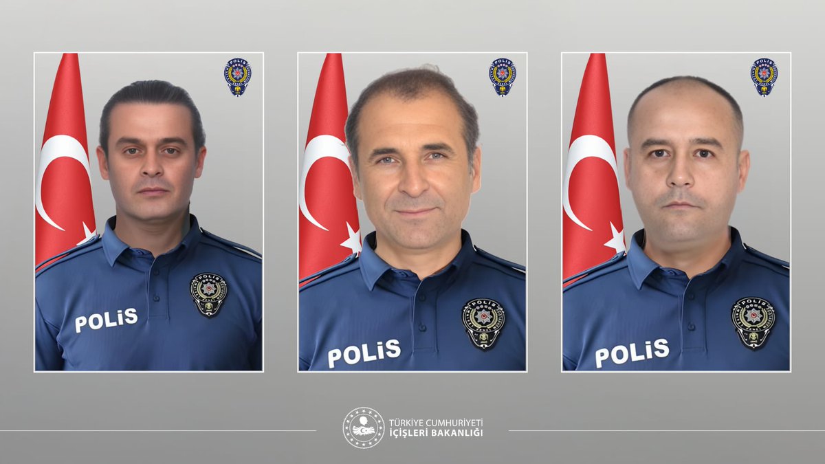 Yalova’da DEAŞ’lı teröristler tarafından şehit edilen kahramanlarımız:

🇹🇷 Polis Memuru İlker Pehlivan
🇹🇷 Polis Memuru Turgut Külünk
🇹🇷 Polis Memuru Yasin Koçyiğit

Vatan onlara minnettardır. 

#Yalova