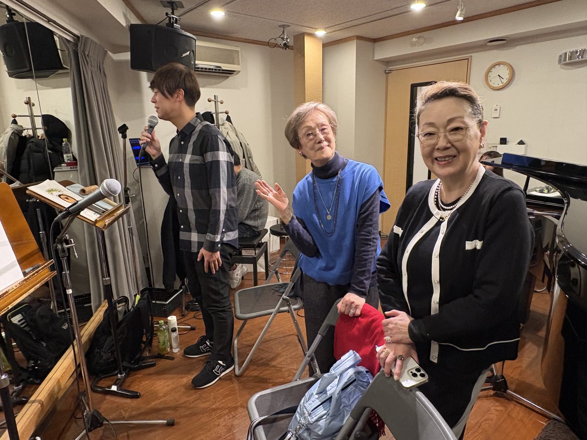 今年も残すところ２日。皆様色々有難うございました。2026年のコンサートリハーサルがありました。40年目になる私達のコンサート、又応援宜しくお願い致します。