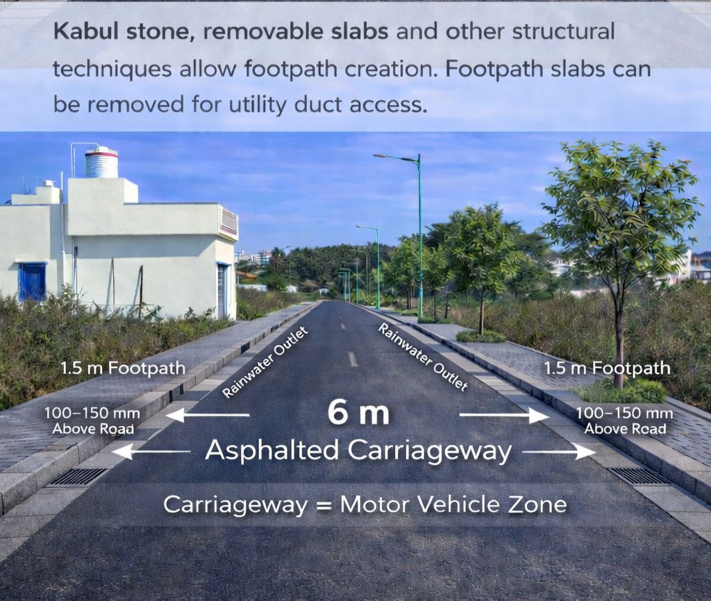 NPKLOpenForum's tweet photo. @mlanaharis @Captain_Mani72 @hrsrajanna
Happy to share a footpath drawing for 9-m road in sync with IRC / MoHUA / complete streets standards.
We can have footpaths on both sides with inter locking precast/removable slabs or with Kabul stones while still providing access to utility channels for maintenance.
We are sure the engineers at BDA can improvise on this or plan an entirely new design.
Request you to examine.
@DKShivakumar @ShobhaBJP @nimmasuresh @STSomashekarMLA
@CNASHOKA1 @BDAOfficialGok @Deepaprabha_KAS @TVMohandasPai @lkatheeq @MoHUA_India @iiscbangalore