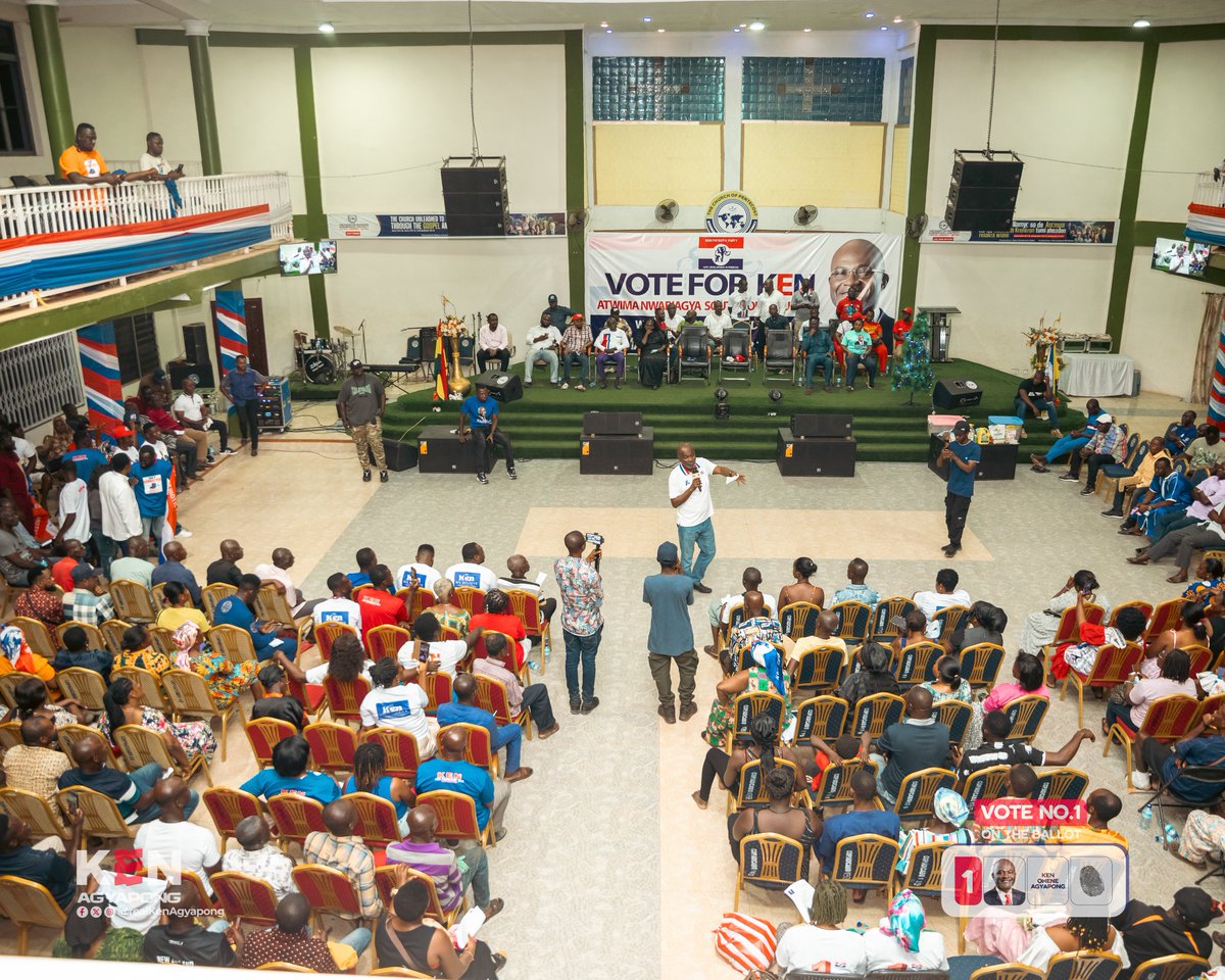 realKenAgyapong's tweet photo. On Tuesday, 23rd December, 2025, the Ashanti Regional Unity Tour continued with purposeful engagements in Ahafo Ano North, Ahafo Ano South East, Ahafo Ano South West, and Atwima Nwabiagya South.

The interactions with party executives, delegates, and grassroots members were candid and encouraging, with a strong emphasis on unity, internal cohesion, and the shared responsibility of rebuilding confidence and strengthening our base.

The Ashanti Region’s unwavering commitment to the collective vision of progress and victory, and underscored the importance of disciplined leadership, grassroots mobilisation, and working together toward a common goal.