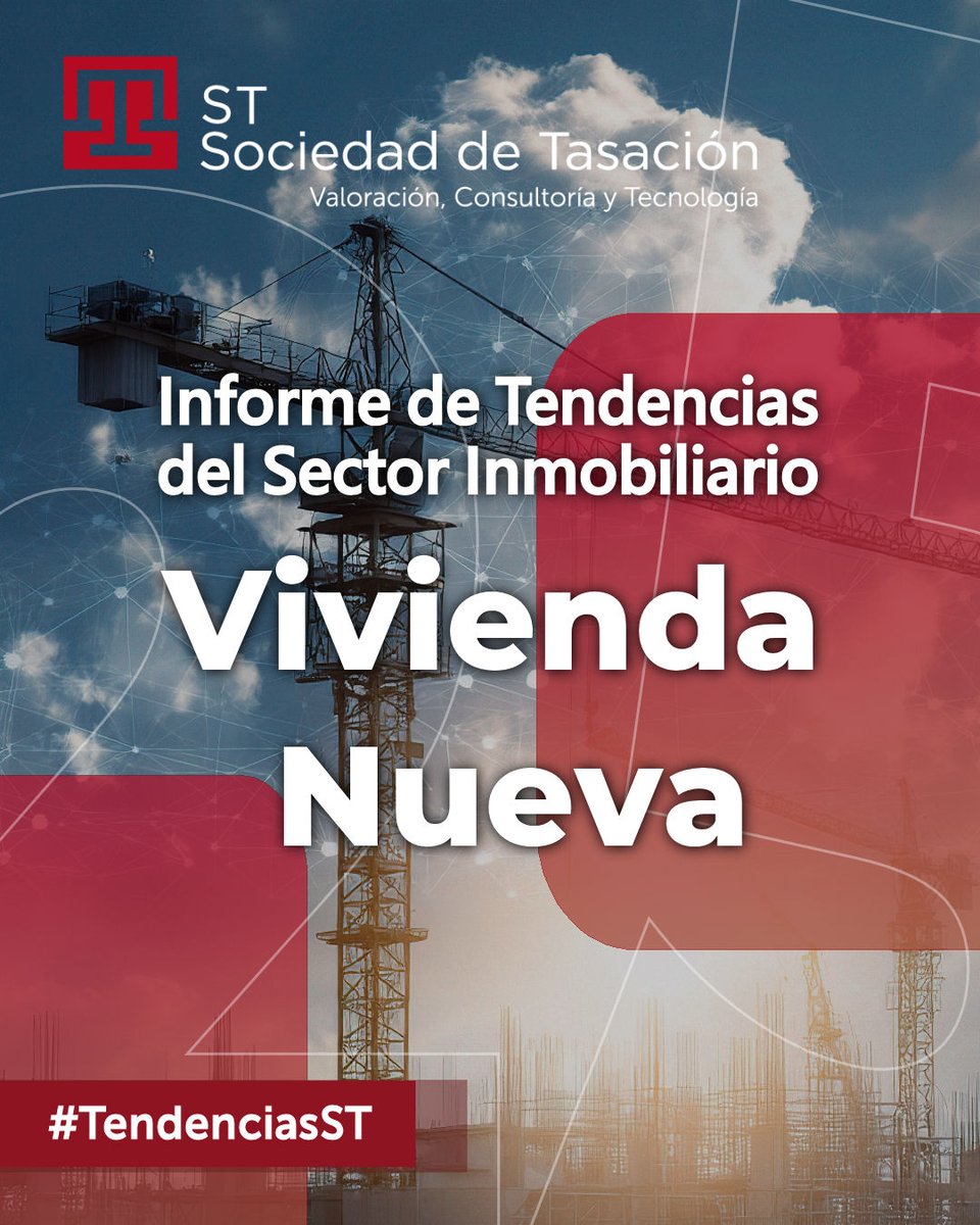 Publicamos una nueva edición del Informe de Tendencias del Sector Inmobiliario, que incluye la evolución del precio de la Vivienda Nueva durante el segundo semestre de 2025. Accede al informe completo en nuestro portal inmobiliario ST Tools:👉 tools.st-tasacion.es/productos/Info…
#vivienda