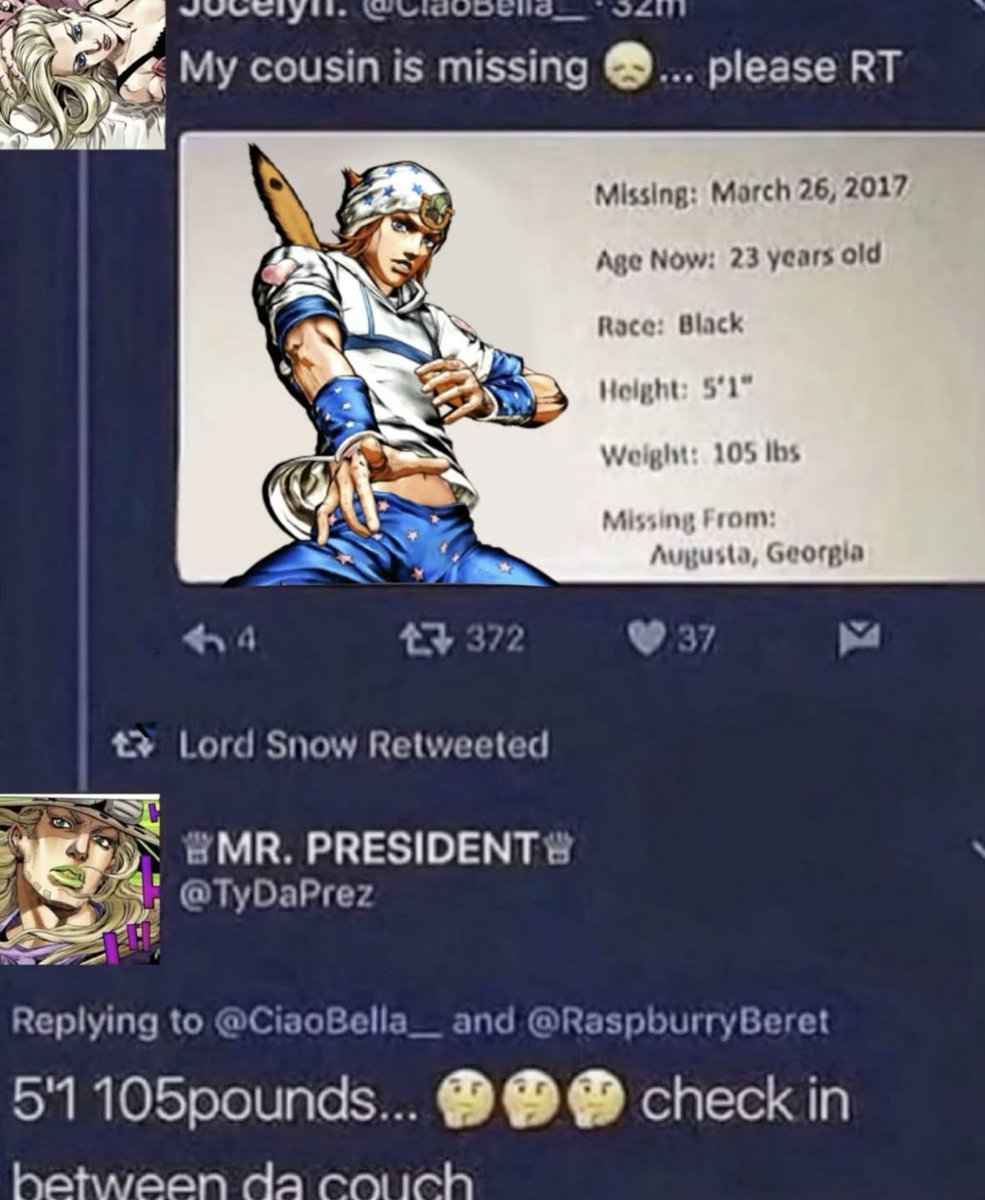 Mo (CR: Jjba part 8) tweet media