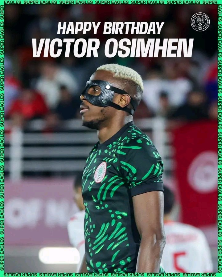 Dcdigital45's tweet photo. Happy birthday Victor, cheers to many more goals in green and white🦅
#Osimhen #LEGEND https://t.co/MnhMPWZgac