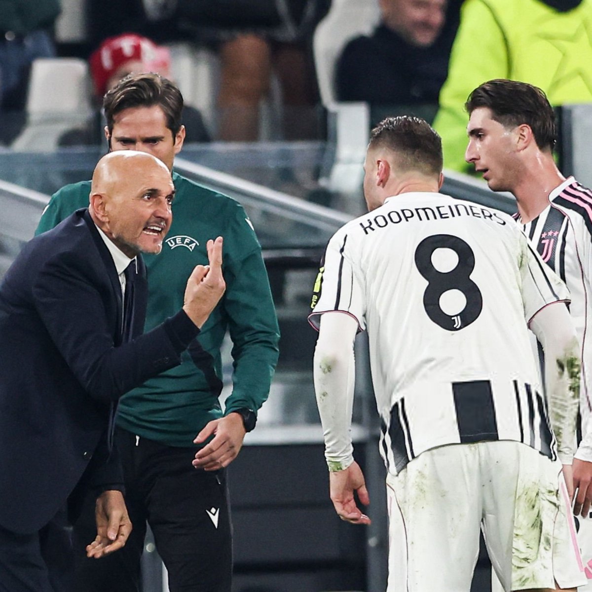 ❗️Luciano Spalletti delivered a furious halftime speech during Pisa–Juventus,  shaking the dressing room to spark a reaction. 'Wake up, you are Juventus!'  was the clear message, as players were told they were