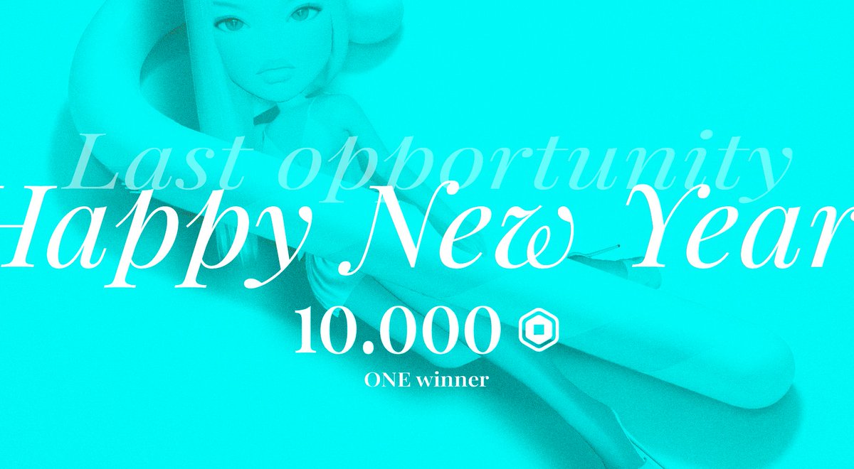 🎆 HAPPY NEW YEAR GIVEAWAY 🎆

🎁 10,000 ROBUX GIVEAWAY 🎁
🏆 ONE winner 10,000 ROBUX 💸
✨ Last giveaway of the year! Don’t miss your chance!
📅 Winner will be announced on January 1st

To enter:
1️⃣ Like &amp; Repost
2️⃣ Follow <a href="/gmariverse/">MARI</a>
3️⃣ Join the GMARI Roblox group →