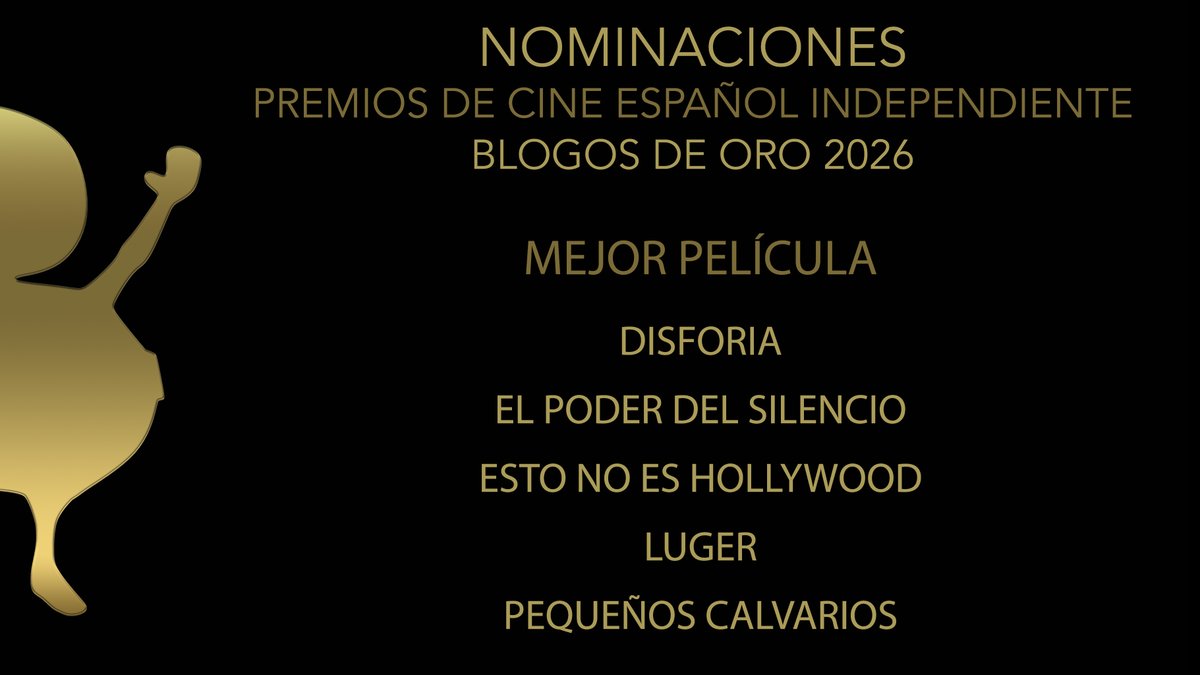 Todas las nominadas a Mejor Película de los Premios de Cine español Independiente #BlogosDeOro 2026