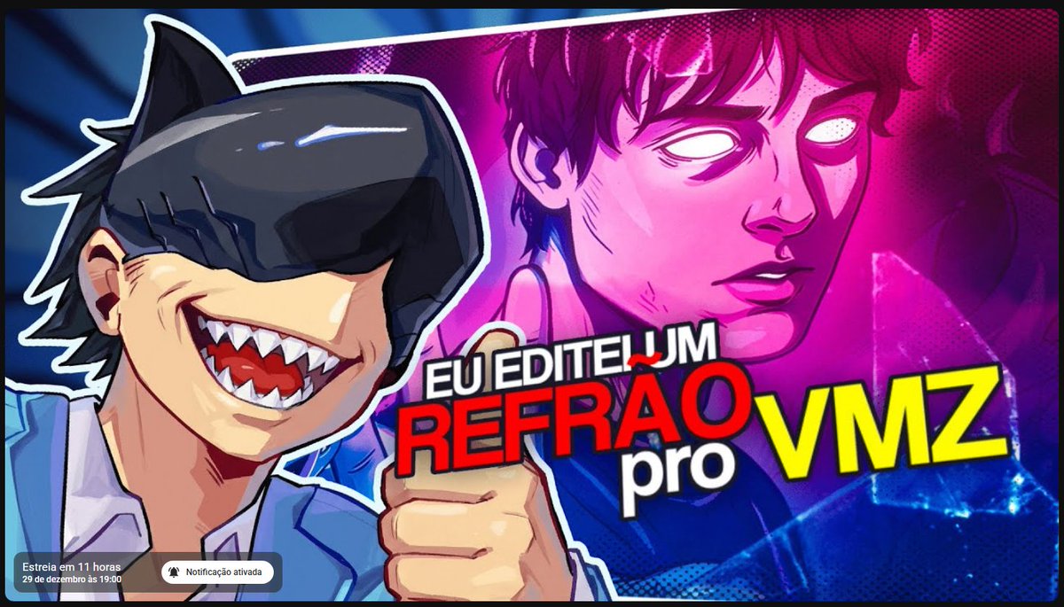 Fala rapaziada, é com muita felicidade que venho anunciar o meu PRIMEIRO VÍDEO LONGO!!!

(tem vídeo curto no tiktok, insta e aqui no x tb as 19:00 hehe)

Vão lá na estreia as 19:00h HOJE!!!!

youtube.com/watch?v=deboJS…