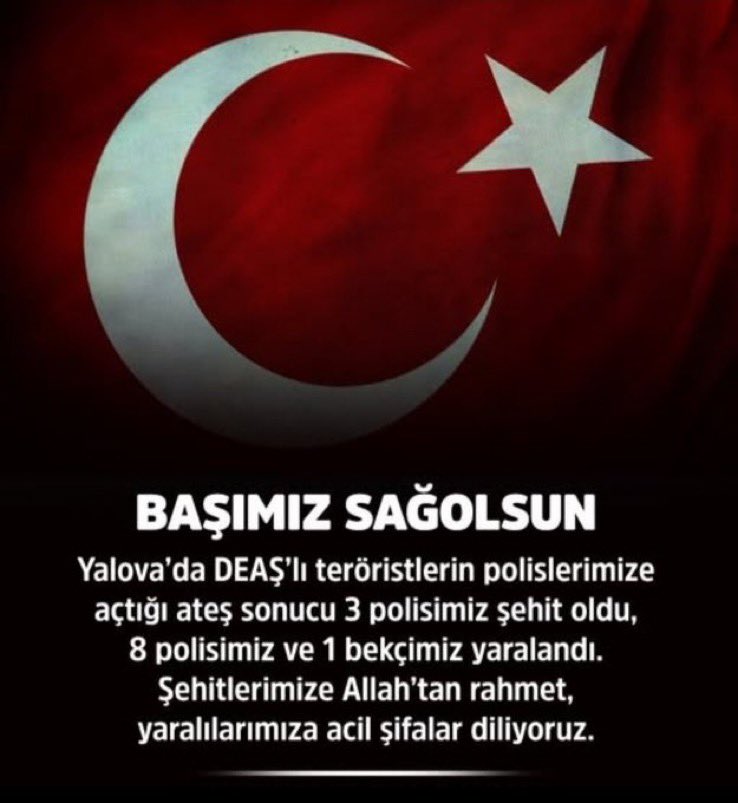 MİLLETİMİZİN BAŞI SAĞ OLSUN. Mekanları Cennet Olsun.