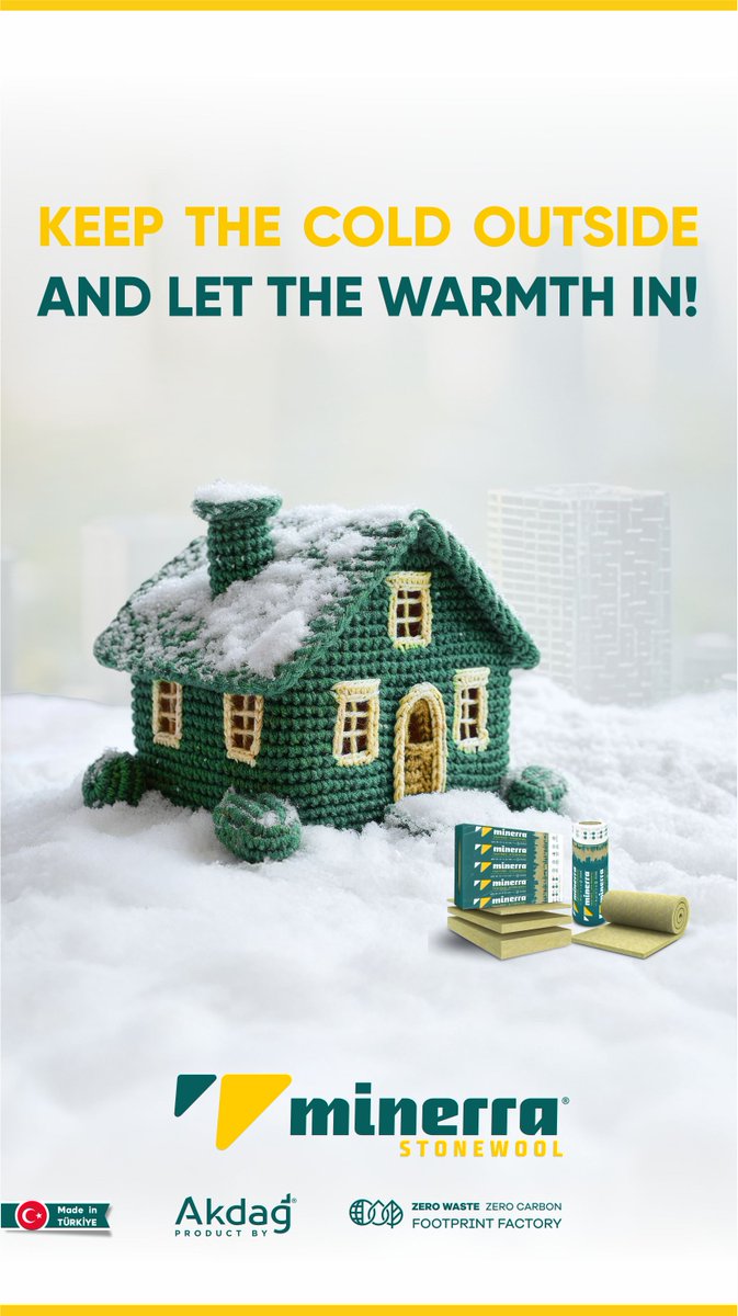 akdagtasyunu's tweet photo. SOĞUK DIŞARIDA KALSIN,SICAKLIK SİZİNLE YAŞASIN!
.
KEEP THE COLD OUTSIDE AND LET THE WARMTH IN!
#minerra #stonewool #Euceb #Epdinternational #thermal #waterproof #insulation #zerowaste https://t.co/pb3dIcl8WU
