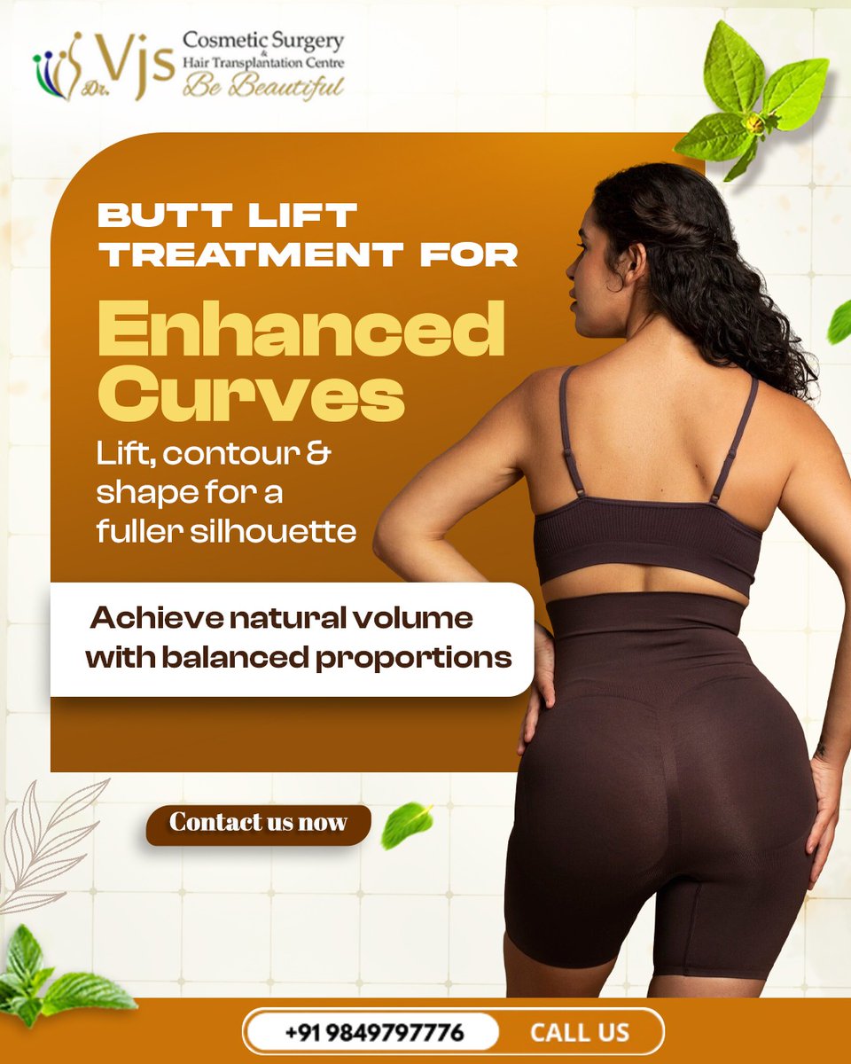 At VJ Clinics, confidence starts with loving your body. Our advanced butt lift surgery in Vizag enhances curves and restores lift with safe, expert-led care for natural, balanced results.

🌐 vjclinics.com
☎️ 9849797776

#buttliftsurgeryinvizag #vjclinics #bodyreshaping