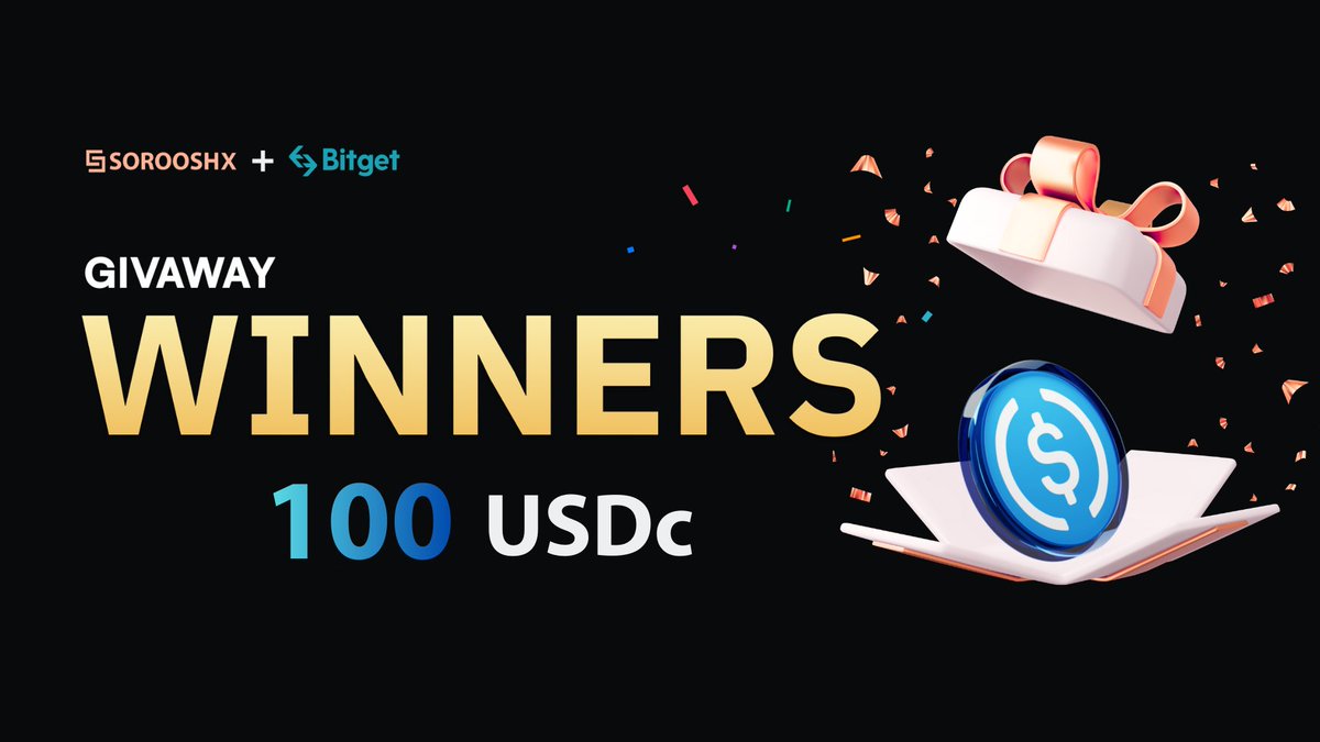 🔥Check out you SorooshX wallets

🎁The #SorooshX &amp; #Bitget giveaway post winners just recieved their gifts in cash $USDC 

#SorooshX #Bitget #ONDO #stocks #TOKENIZATION