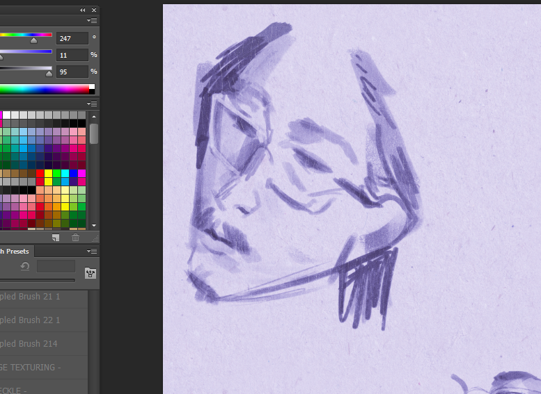 polariie's tweet photo. quick sketch of my partner lol https://t.co/4MpXtgWQQV