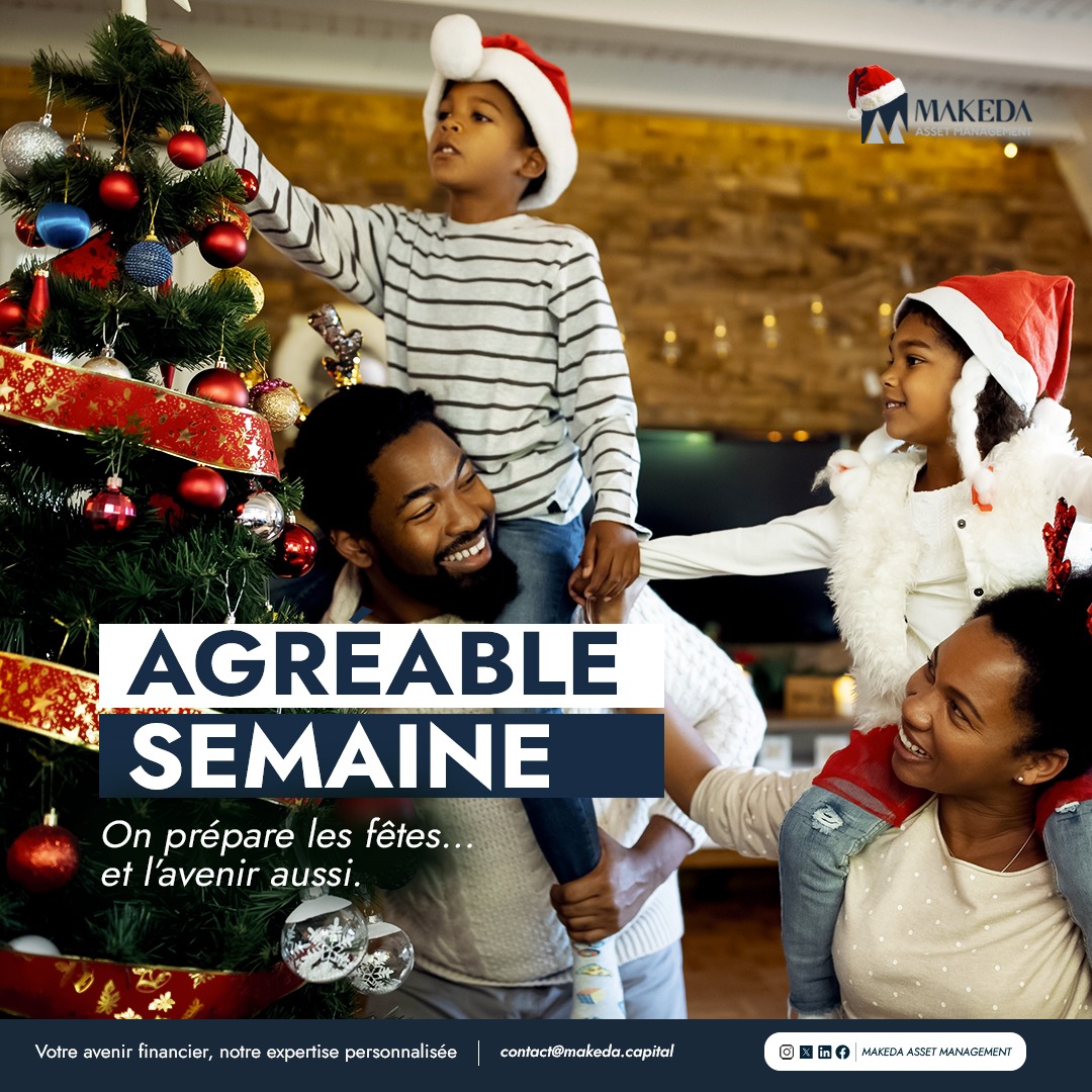 MakedaAssetMgnt's tweet image. ✨️Happy New Week 

🎈Nouvelle semaine, nouvelles intentions.
Pendant que l’on décore la maison pour les fêtes, pensons aussi à 
préparer un avenir financier plus serein.