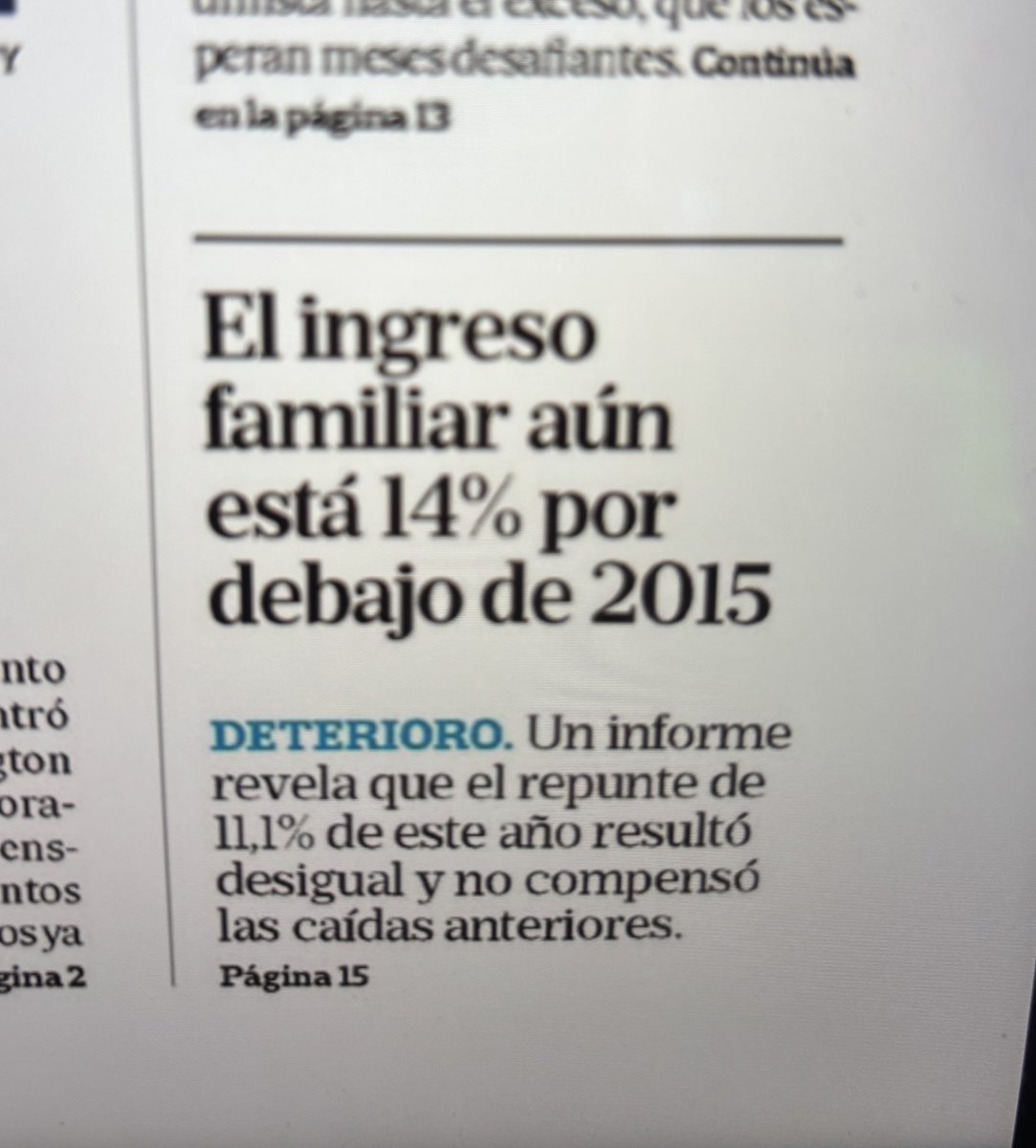 FelicitasBV's tweet photo. Lo bien que estabas cuando estabas mal.
No lo digo yo, lo dice La Nación en su portada: https://t.co/BME3Brm4uH