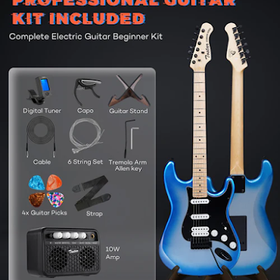 Tostar_Music's tweet image. Ready to take your first step toward a star? ⭐
Tostar TST-320 Electric Guitar Set is still available at the $105.99 Christmas promo price.
A perfect time to start playing, but this offer is ending soon.
👉 Shop here: tostarmusic.com/products/tosta…
#Tostar #ToStar #ElectricGuitar
