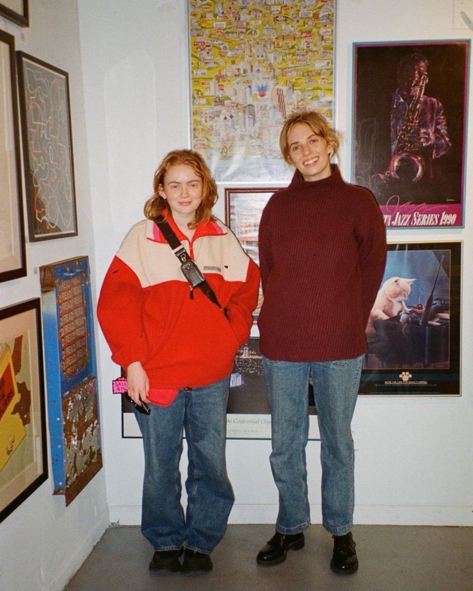 TheCinesthetic's tweet photo. Sadie Sink and Maya Hawke photographed by Lauryn Jade Flynn. https://t.co/OI47CFz5H3