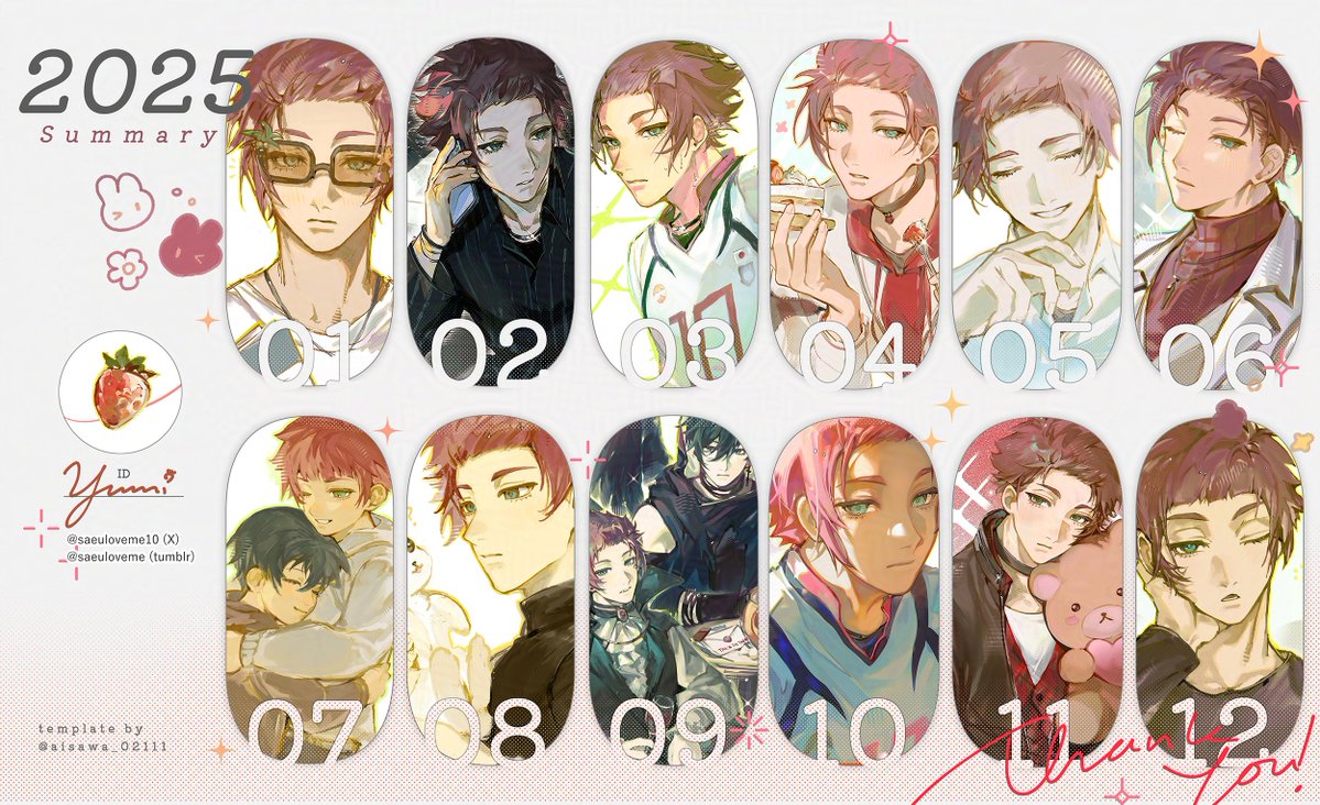 thank you for 2025!
hope to draw more sae next year~🍵