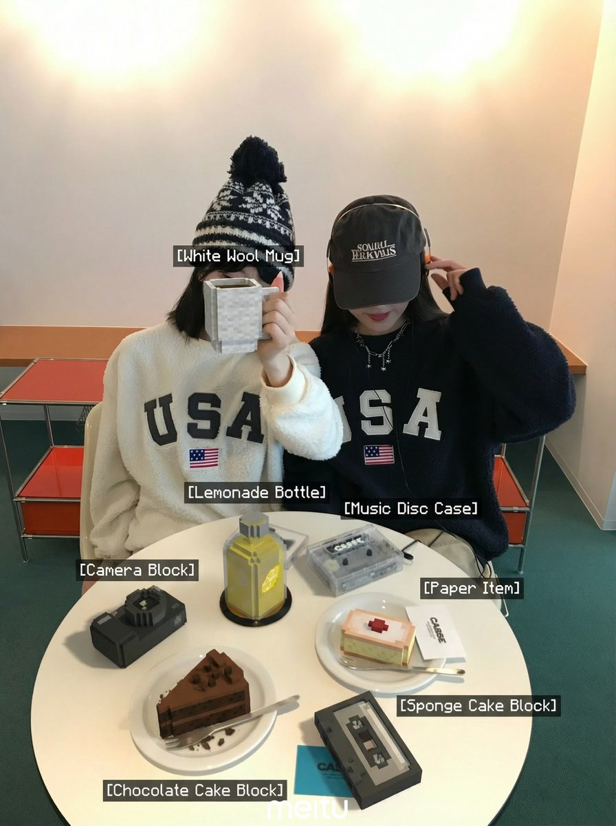senaaaa0309's tweet photo. Meituで食べ物が3Dピクセルになる
面白い加工見つけた💡 https://t.co/vmnBmPLcQO