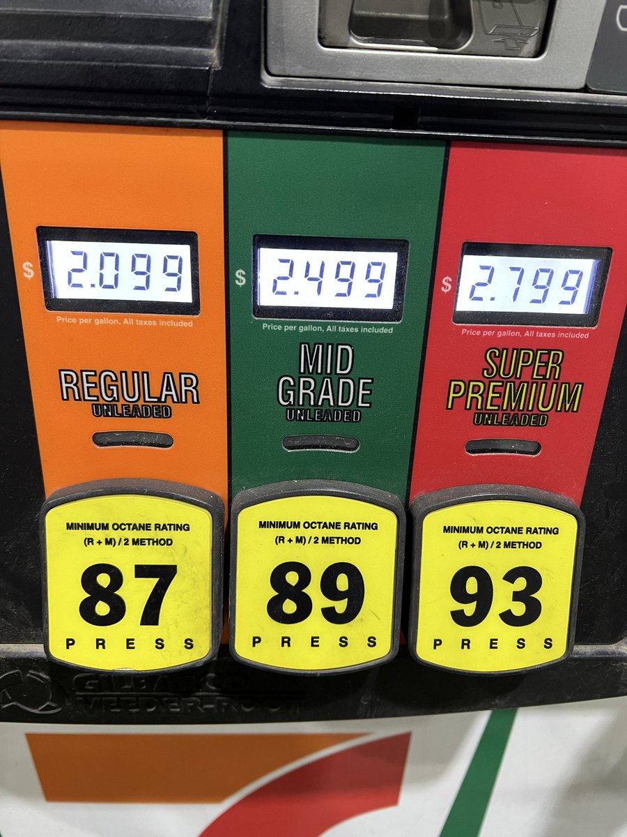 digixtone's tweet image. Gas prices in my local area 📉