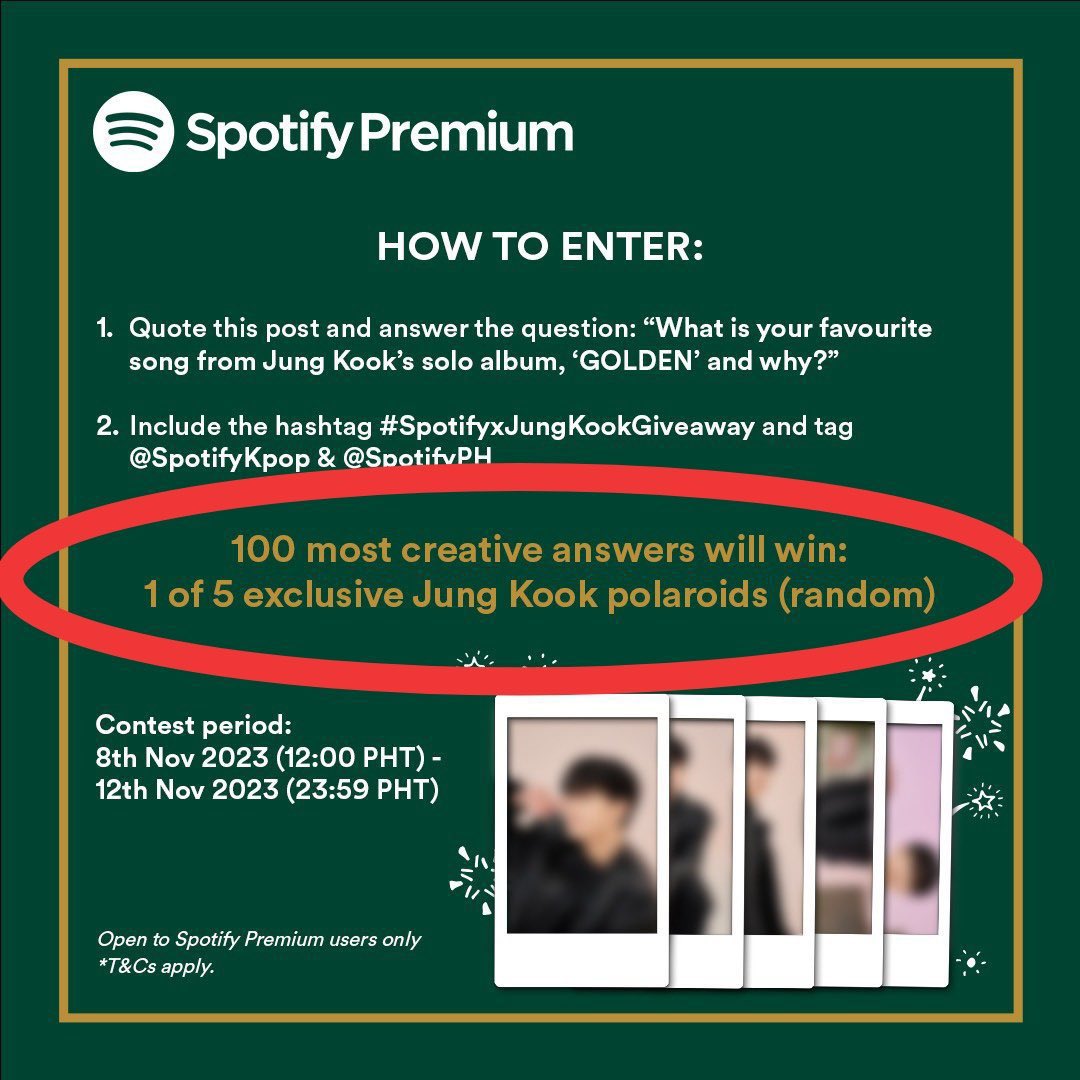 nxtx0404's tweet photo. WTS | LFB | WW 

TH 🇹🇭

Jungkook spotify Polaroid

⭕️Rare
⭕️Winner's proof of winning
⭕️Only 100 polas were given per selected country

I am available to meet for the purchase in Bkk between 30/12/2025- 01/01/2026.

Dm me offers
#wts  #ตลาดนัดบังทัน https://t.co/8k48wkXo0D