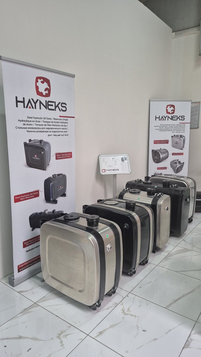 Hayneks Hydraulic Oil Tanks
Side or Rear Cabin Mounted
Aluminium or Steel

More info:
export@hayneks.com
haynekshydraulic.com
+905326780642
#hydraulics