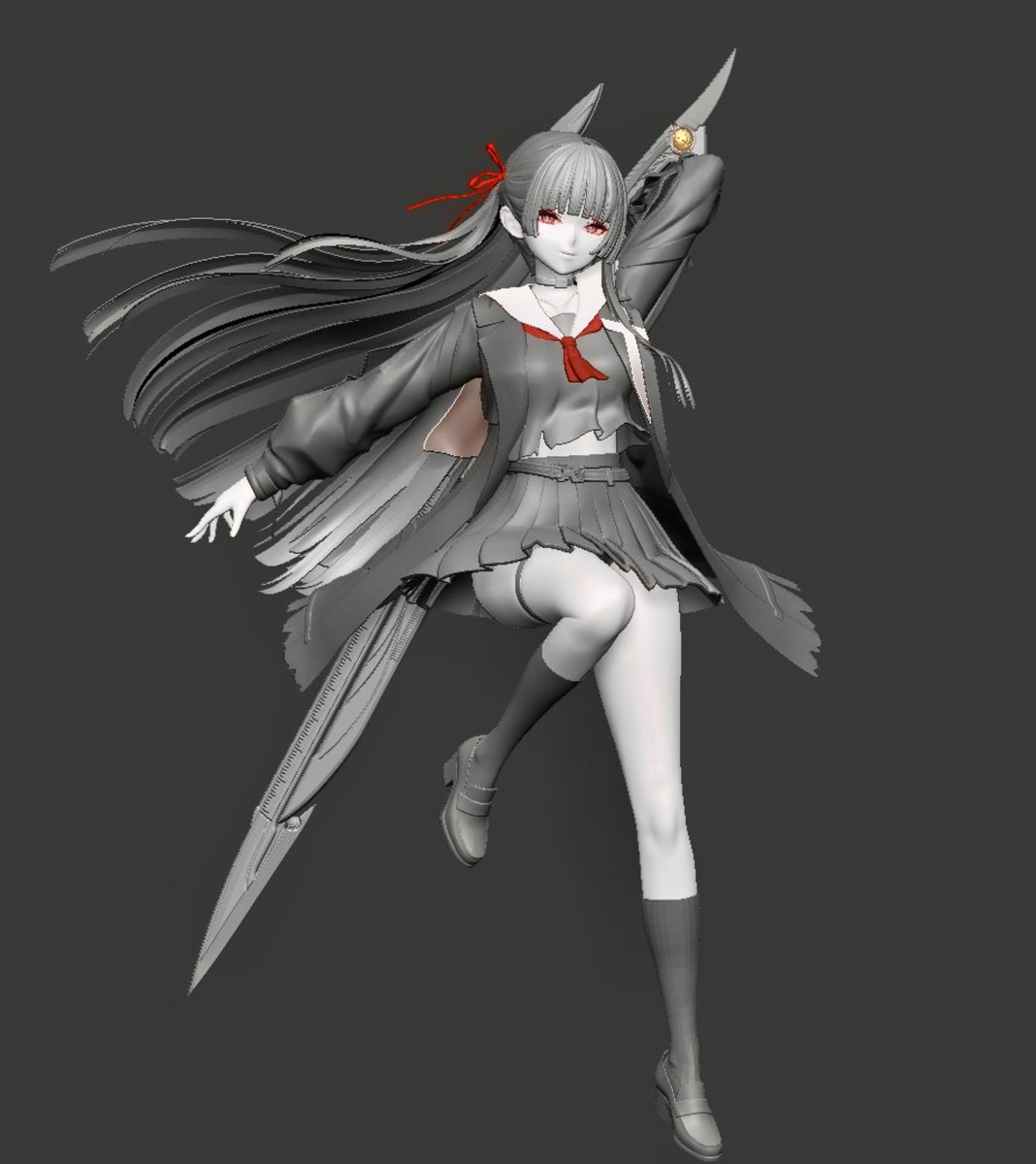 Chisa wip Full (ワンフェス2026冬 1/7 千咲) #Chisa #鳴潮