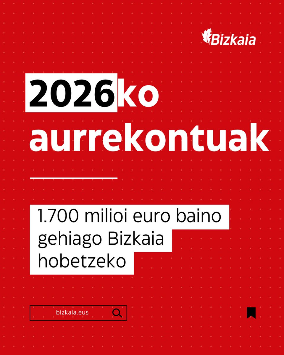Bizkaiko Foru Aldundia/Diputación Foral de Bizkaia tweet media