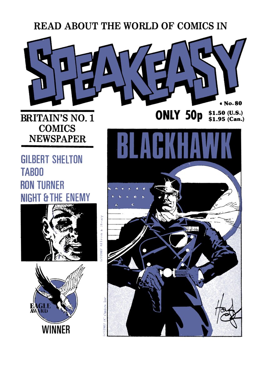David_HPrice's tweet photo. SPEAKEASY #80 Editor: Cefn Ridout,Dick Hansom
Bambos Georgiou,Richard Ashford 1987

News and Reviews. Interviews with Ron Turner, Steve Bissette, and Gilbert Shelton.

As always, you can read the issue in full at the Fanscene archive:
https://t.co/5satZMp1hb https://t.co/kRUVcGIUSI