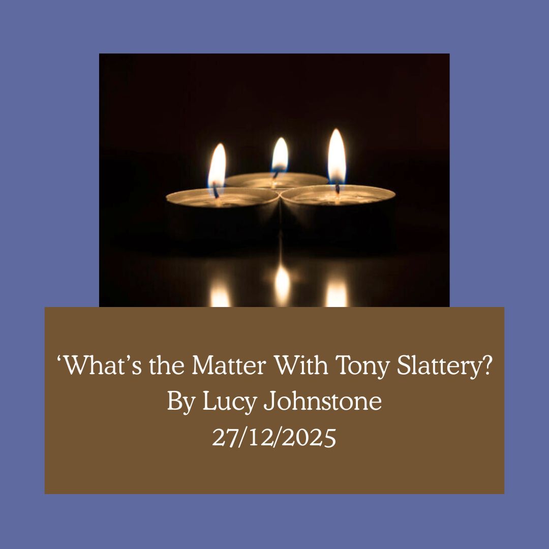 MITUKteam's tweet image. ‘What’s the Matter With Tony Slattery?
By Lucy Johnstone

madintheuk.com/2025/12/whats-…

#TonySlattery  #TraumaInformed  #MentalHealth   #Psychiatry   #SurvivorVoices  #MediaCritique
