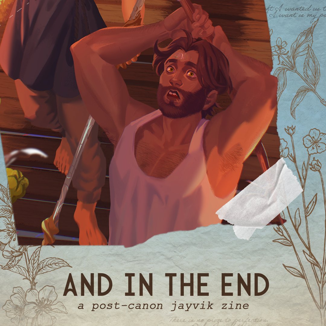 And In the End: a post-canon jayvik zine tweet media