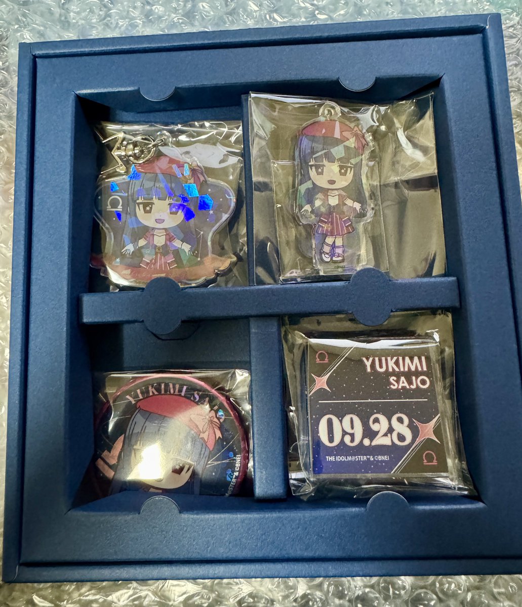雪美ちゃんのバースデーコレクションが届いた＼(^^)／
#佐城雪美