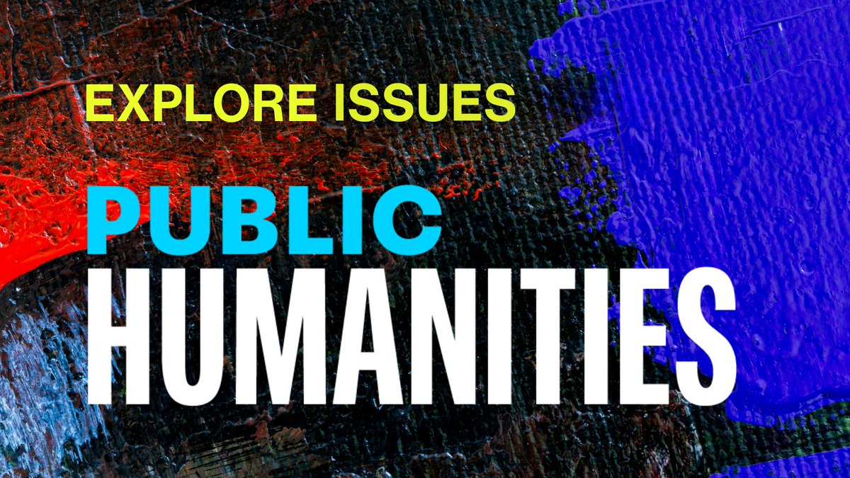 cambUP_History's tweet image. 📚 The #PublicHumanities journal brings research-backed expertise to emerging topics from across the humanities. Explore issues: ➡️ cup.org/4fYURCL

@zoebulaitis @DrJeffreyWilson