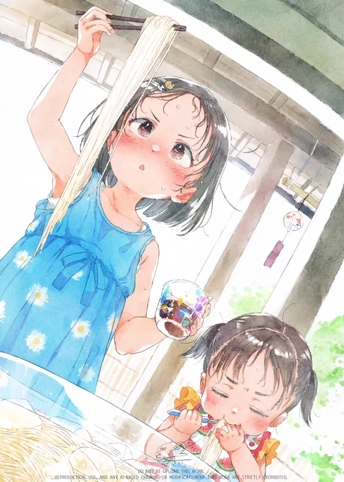 こんばんは～! 今年の4枚はこちらです! 2025年もイラストをご覧いただき、ありがとうございました。 来年も楽しく作品をお届けできるよう励んでまいります。 良いお年～! #2025年自分が選ぶ今年の4枚