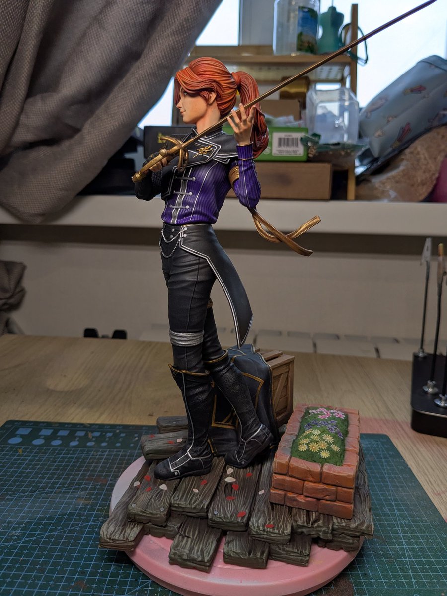 Yaaay! Another sweet princess #Maelle is here! (I really adore to paint commissioned expeditioners)
Model by <a href="/NekoFigurines/">NekoFigurines ねこ置物</a> 
Printed by Ferros
Painted by me (hehe, I'm her Paintress!)

#e33 #Expedition33 #ClairObscurExpedition33